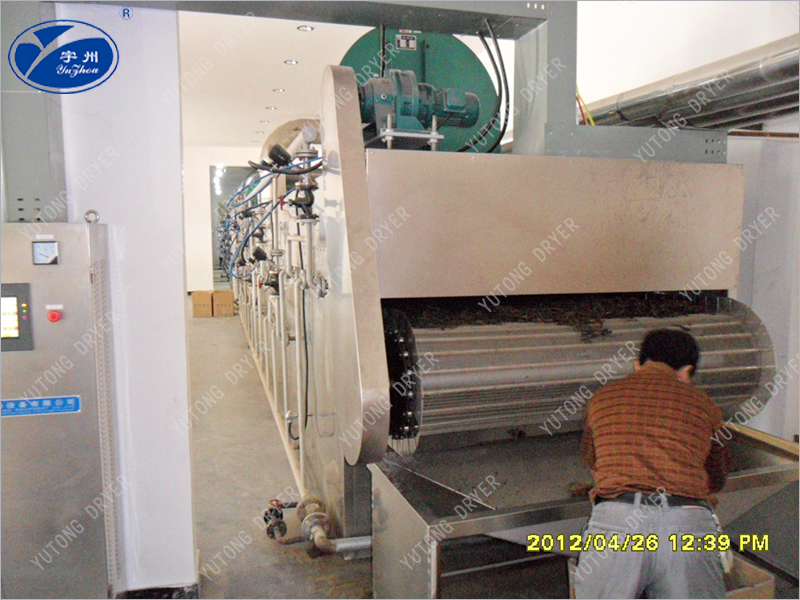 大蒜片、辣椒及蔬菜干燥帶式干燥機(jī)